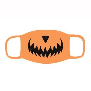 Pumpkin Face Mask IRON ON | Face Mask NOT Included